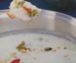 GEMÜSE SCHINKEN FONDUE 