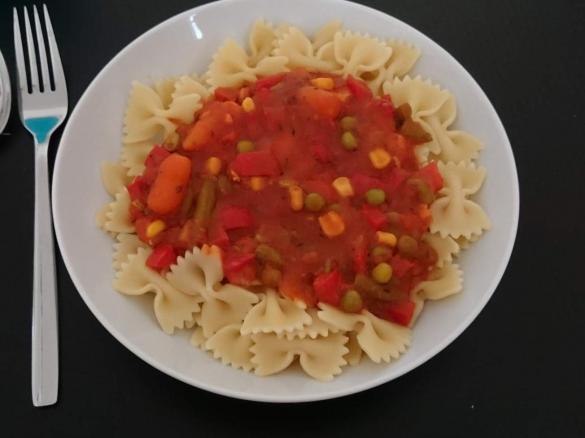 Schnelle Gemüsesoße für Nudeln, Reis etc.