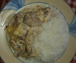 Überbackenes Schweinefilet