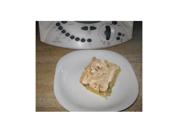 Rhabarberkuchen (rechteckiges Blech) mit Baiser