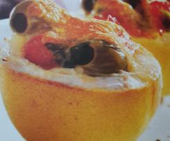 Gegrillte Zitrone mit Mozzarella