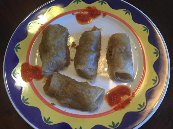 Frühlingsrollen, glutenfrei mit Hackfleisch