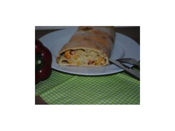 Gemüsestrudel m. Dip