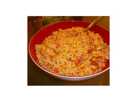 Variation von Variation von Nudelsalat - Sommerrezept