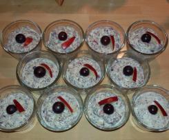 Variation von Bircher Müsli (glutenfrei)