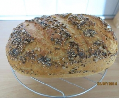 Bauernbrot m. selbstangesetzten Sauerteig ,einfach zu machen 