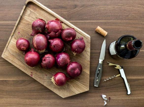 Rote Zwiebel Marmelade mit Vanille und Hot Coffee Spice