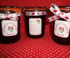 Fruchtaufstrich Glühwein mit Sauerkirschen