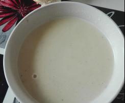 Variation Petersilienwurzel-Suppe