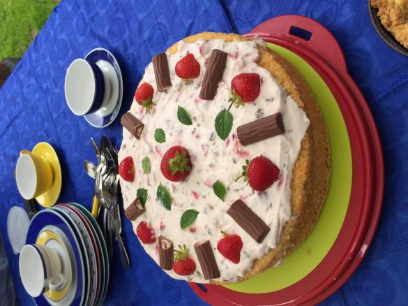 Joghurette-Torte ohne Gelatine