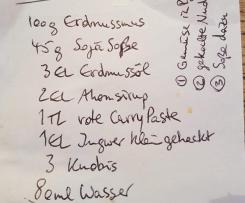 Erdnuss-Sauce für Buddha Bowl