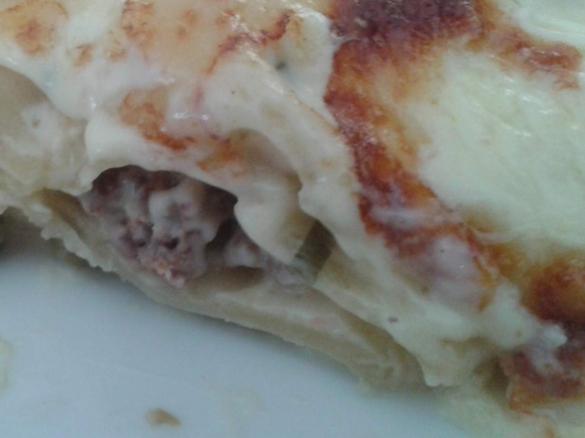 Lasagne ohne Tomaten, laktosefrei