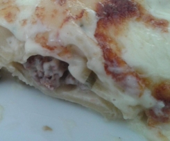 Lasagne ohne Tomaten, laktosefrei