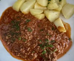 Kartoffeln mit Hackstippe (Tim Mälzer)