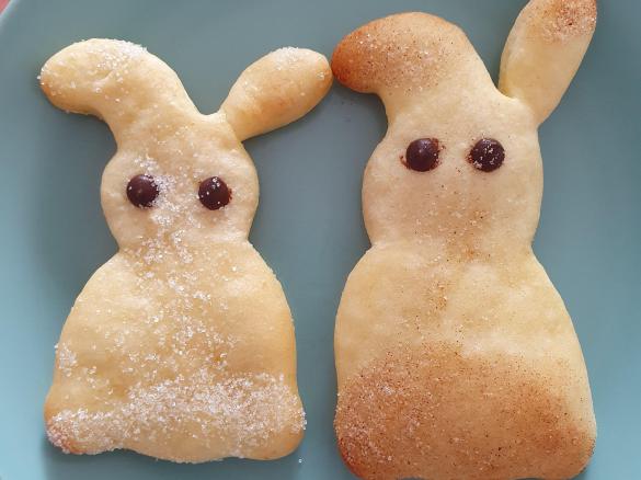 Quark-Öl-Teig Osterhasen