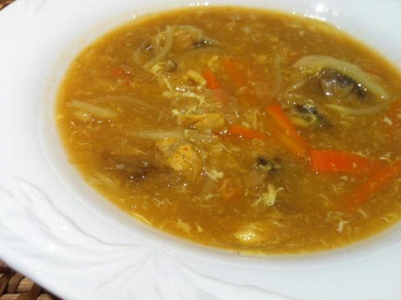 Pekingsuppe süß-sauer (WW geeignet)