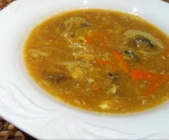 Pekingsuppe süß-sauer (WW geeignet)