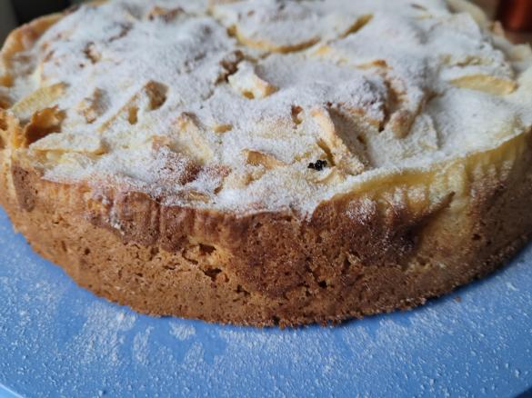 Apfelkuchen mit Schmandhaube