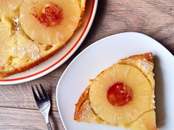 Ananaskuchen vegan Obstkuchen