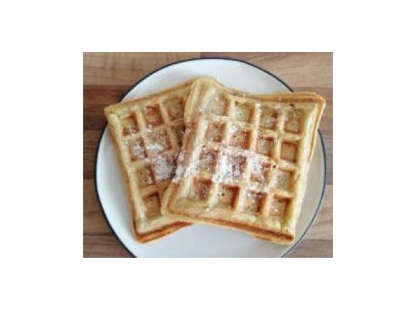 fruchtige Apfelwaffeln