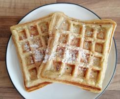 fruchtige Apfelwaffeln