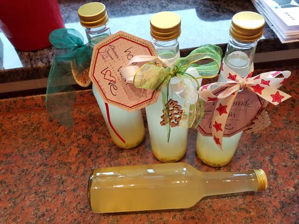 Zitronen-Ingwer-Likör