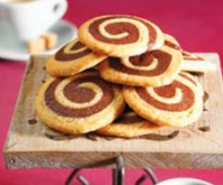 Schwarz-Weiß-Gebäck