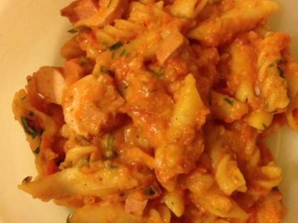 Gemüsenudeln (Resteverwertung)