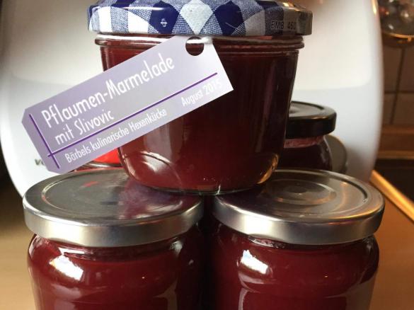 Pflaumenmarmelade mit Slivowitz