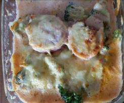 Schweinefilet-Brokkoli-Auflauf