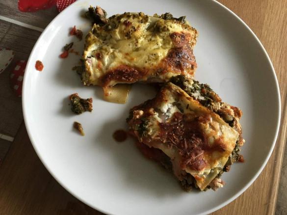 Grünkohl-Lasagne
