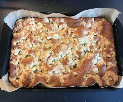 Rhabarberkuchen mit Zimtstreusel