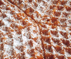 Goldbraune knusprig- saftige Waffeln