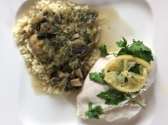 Zitronenhähnchen mit Gemüse 