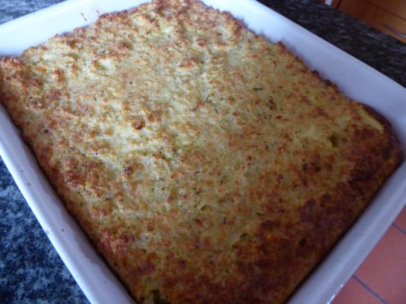 Leberkäse - Kartoffelauflauf