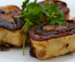 Frikadellen im Pfannkuchenteig