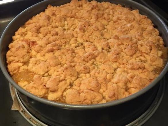 Variation Turboschneller Streusel - Apfelkuchen