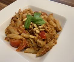 Pesto Rosso mit Dinkel Penne