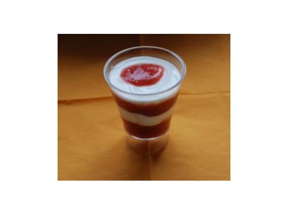 Leckere Rhabarber-Quarkspeise