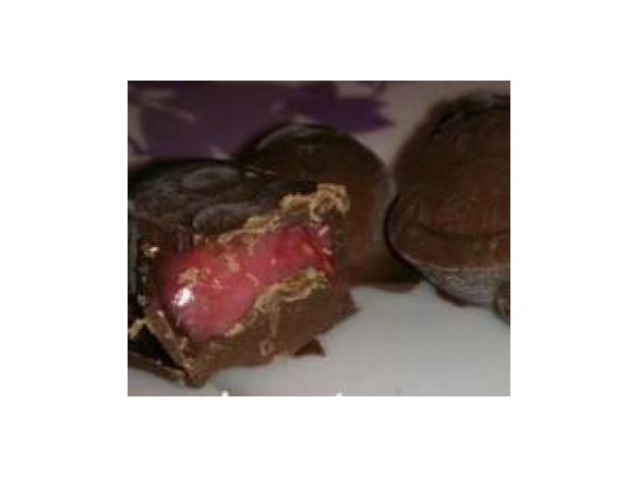 Schoko-Himbeer Pralinen