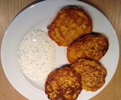 Kürbispuffer Ruck Zuck