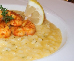 Zitronenrisotto mit Cava/Sekt