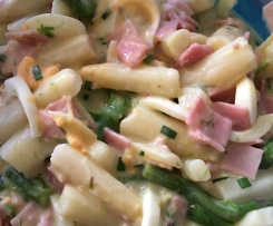 Lauwarmer Spargelsalat light)