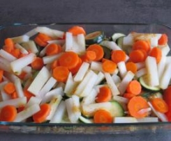 Curry-Gemüse mit Reis indisch Style