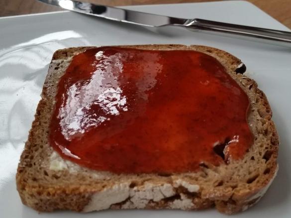 Erdbeer-Rucola Marmelade mit Pfiff