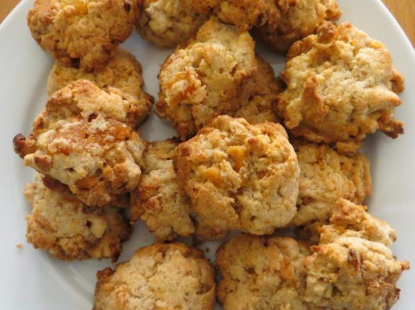 Aprikosen-Marzipan-Häufchen