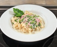Pastasoße Emiliana - mit Schinken und Erbsen