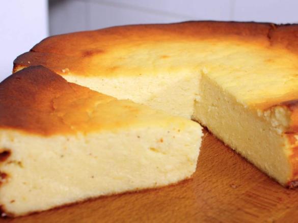 Käsekuchen ohne Boden (kalorienarm)
