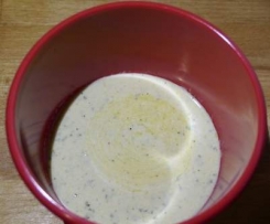 Salatsoße für grünen Salat