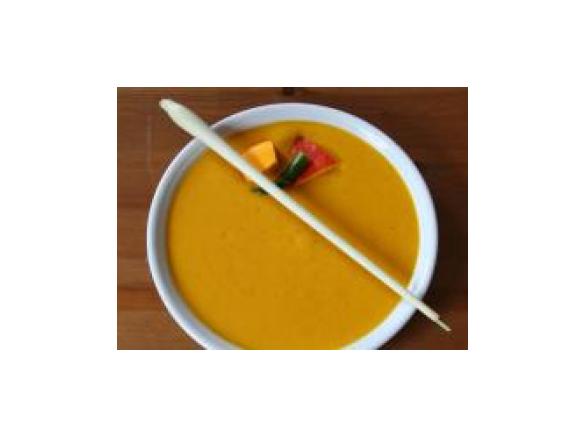 scharfe Kürbis-Suppe feurige Drachensuppe